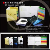 Post it Memo pad (two fold style)