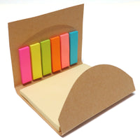 Memo pad with die cut cover