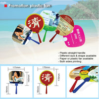 Promotion plastic fan