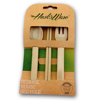 Rice Husk Fiber Cutlery Sets