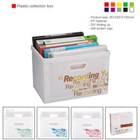 Plastic foldable collection box