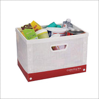 Plastic foldable collection box