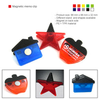 Magnetic memo clip