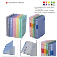 Plastic A5 clear holder