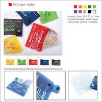 PVC card holder