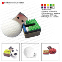 Golf ball shaped USB Stick