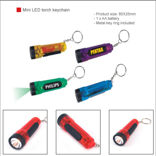 Mini LED torch keychain