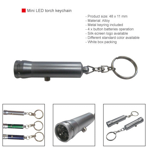 Mini LED torch keychain