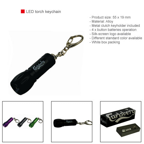 LED torch keychain
