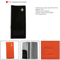 PVC passport and ticket holder