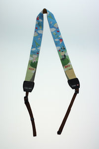 Camera PU strap with clutch