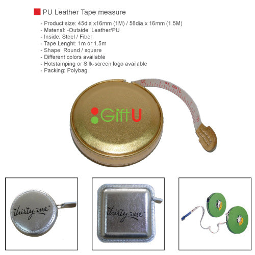Leather case measuring tape