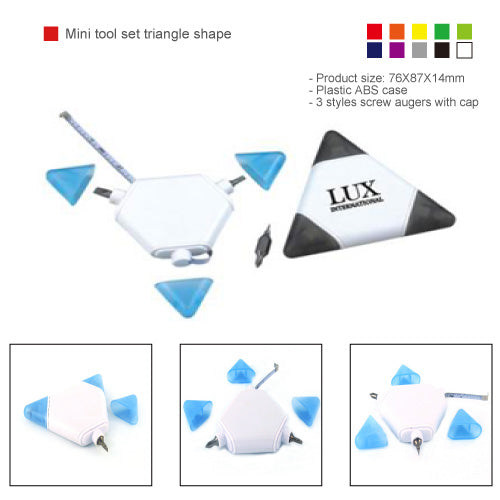 Mini tool set triangle shape