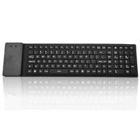 Foldable soft silicon bluetooth keyboard