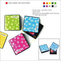 Card reader with card holder