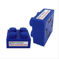 Lego shape USB hub with 4 ports