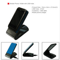 Mobile Phone Holder with USB Hubs