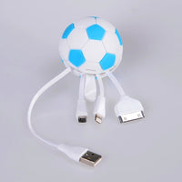 Football-shaped data cable