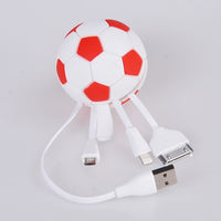Football-shaped data cable