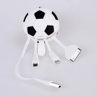Football-shaped data cable