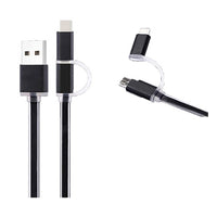 Micro USB + Type C USB Cable