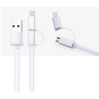 Micro USB + Type C USB Cable