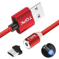 Braided Magnetic Lightning and USB Charger Charging Cable