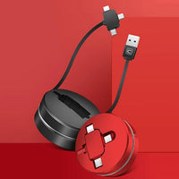 3 in 1 Retractable USB Cable