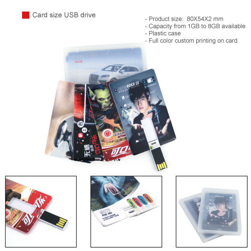 Card size USB drive