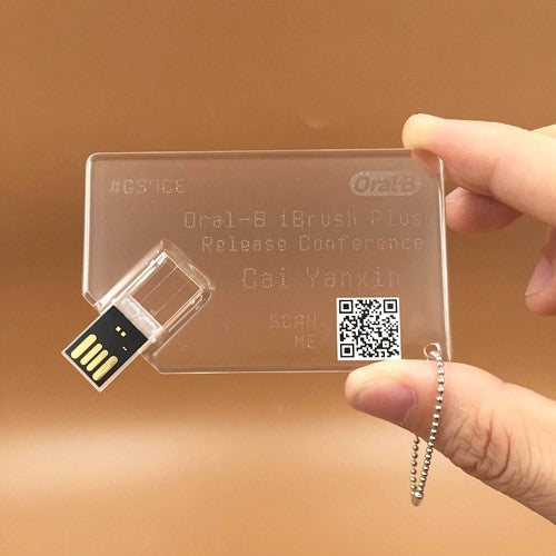 Crystal Card USB flash drive