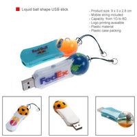 Liquid ball shape USB stick