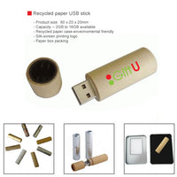 Recycled paper USB stick