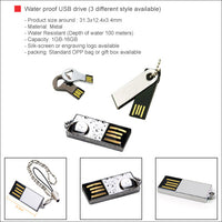 Water proof USB drive (3 different style available)