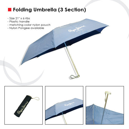 Folding umbrell (3-sections)