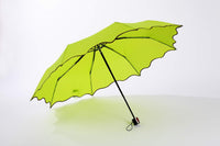 3 sections Folding umbrella with special edge