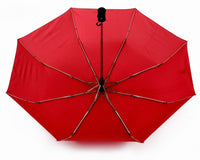 3-sections automatic Folding custom umbrella