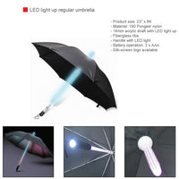 LED light up regular umbrella