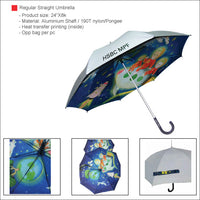 Full color print regular umbrella