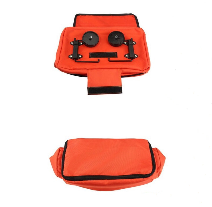 Panon-Color orange folding shopping cart